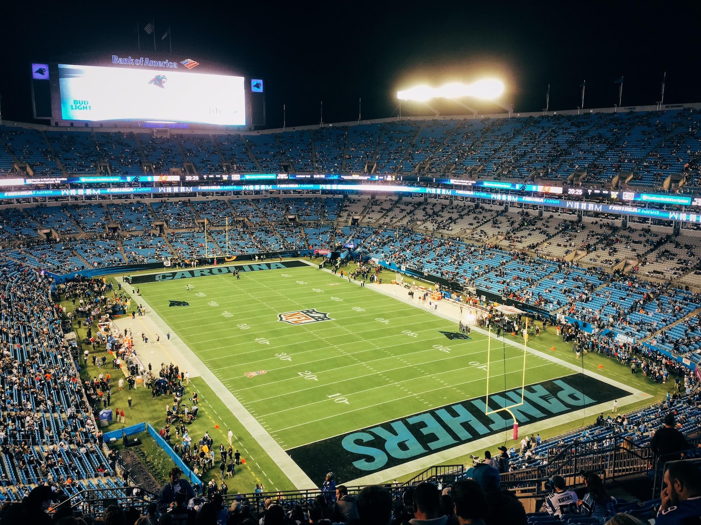 Step Inside: Bank of America Stadium - Home of the Carolina Panthers ...